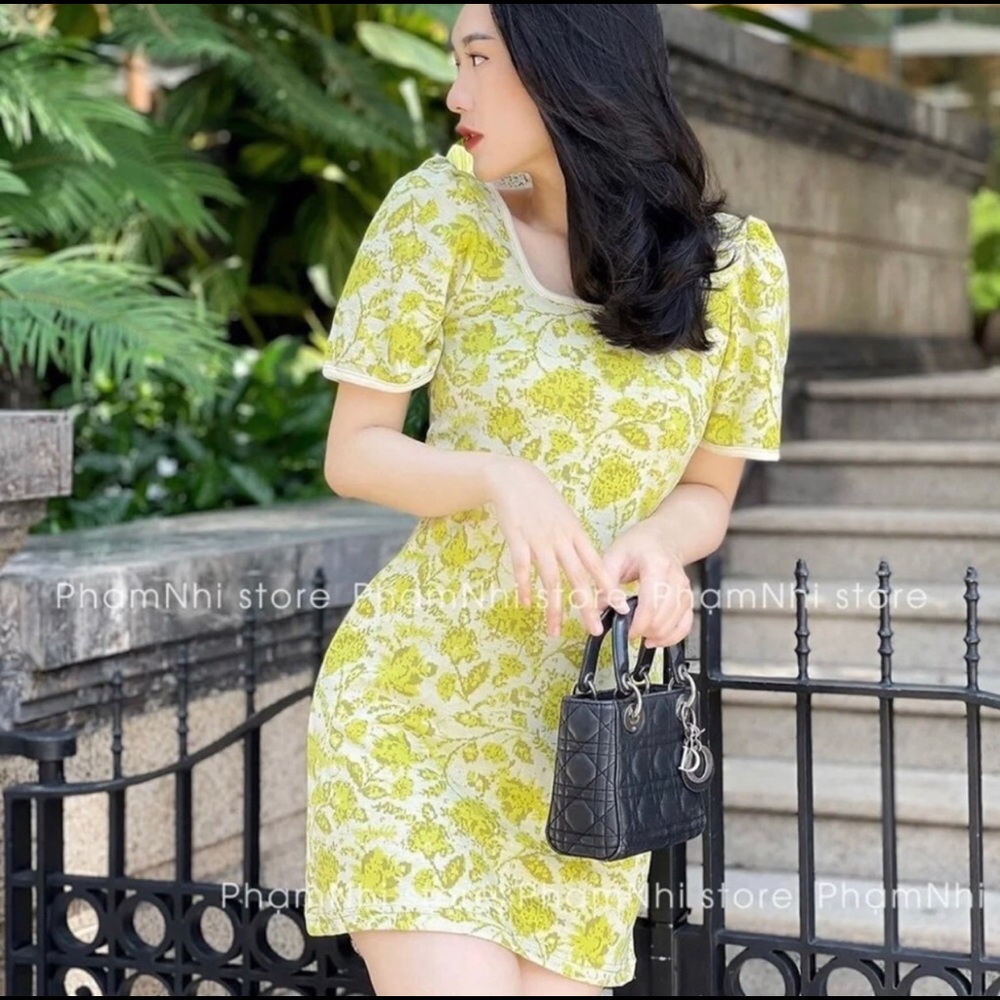 ZARA JACQUARD KNIT DRESS